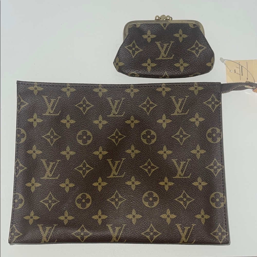 Louis Vuitton Monogram Pouch and Coin Purse